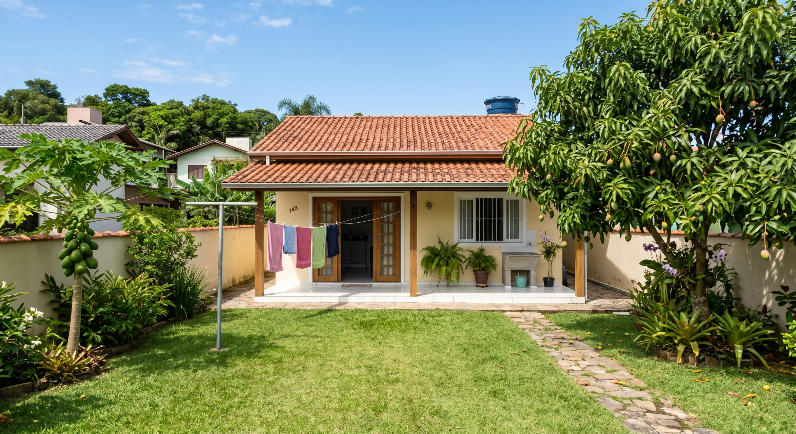 Casa com quintal